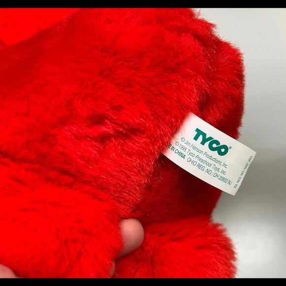 Vintage Tickle Me Elmo Original Plush 1995 Tyco NOT WORKING for REPAIR or Parts - Picture 6 of 10